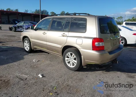 2006 Toyota Highlander Hybrid V6 из США, поврежденный, VIN JTEDW21A460007721